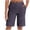 *1-Dark Gray, variant on Women's Straight Leg Bermuda Shorts,Stretchy Pull On Shorts For Women,Ladies Breathable Pants with Pockets,Red,S-3XL