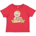 thumbnail image 3 of Inktastic Sloth Mom with Baby Sloth and Flowers Boys or Girls Baby T-Shirt, 3 of 5