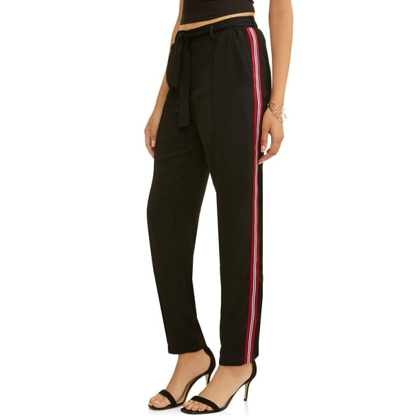 ROMEO + JULIET Women's Side Stripe Pants - Walmart.com