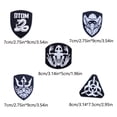 thumbnail image 2 of Exquisite Embroidery Patch Washable Lightweight Armband Good Elasticity Emblem Badges Clothes Accessories Jackets Bags Type 4, 2 of 5