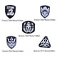 thumbnail image 5 of Toystoory Brazalete de parche bordado con gancho que brilla en la oscuridad, emblema de buena elasticidad con pegamento trasero, insignias de combate, Type3 NO3 Toystoory OD024185-03, 5 of 5