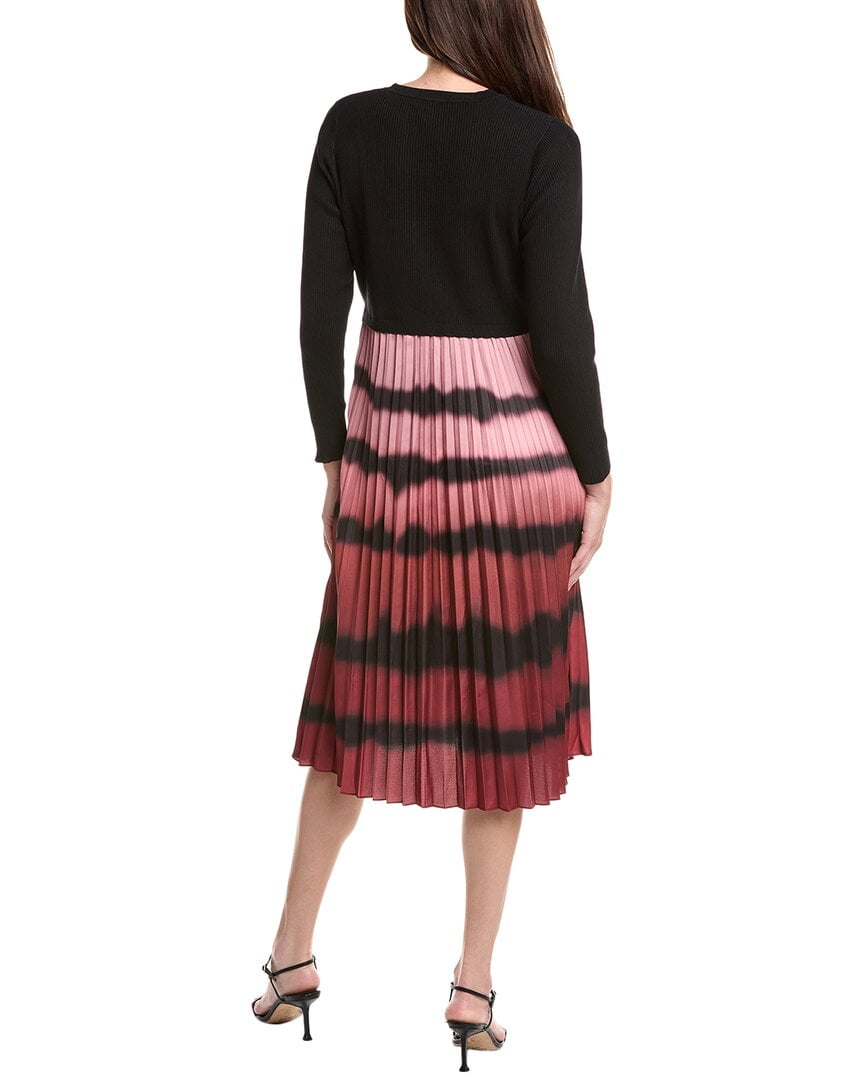 red ruffle midi dress Red Asymmetrical Ruffle Midi Dress