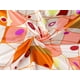 thumbnail image 4 of INSPIRAR CHIC Bufandas Cuadradas de Patrón Floral Rayas Geometría Pañuelo para Mujeres Rojo Rosa 20 x 20'', 4 of 5