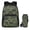 Camo Tractor, variant on chaqlin Panda Floral Cute Kids Backpack Girls, Set 3 in 1 Children Teens Schoolbag Bookbag, School Book Bag with Breathable Padded Shoulder Straps, Matching with Lunch Bag Water Bottle Carrier