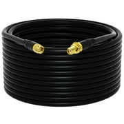 Onelinkmore SMA Male to Female Low Loss Network Antenna Coax Cable RG58 50ohm RF Coaxial Cable15m/49.21ft