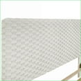 thumbnail image 6 of Bedroom Furniture Set, 3-Piece Queen White Dove Plush 3D Upholstered Bed with 2 Nightstands | Fabric,MDF,Upholstered | Standard Beds, 6 of 7