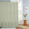 thumbnail image 4 of Sage Green Plaid Shower Curtains for Bathroom, Farmhouse Buffalo Checkered Gingham Waterproof Fabric Shower Curtain, Decorative Bathroom Curtain for Bathtub, 36"x72", No Hooks Included, 4 of 9