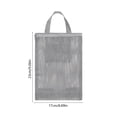 thumbnail image 3 of Toiletry Bag Travel Mesh Hand Storage - Breathable Drainage Fitness Bag Waterproof Wear-Resistive Polyester Large Capacity Portable Carry, Gray, JKODE, 3 of 6