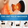 thumbnail image 6 of Wireless Neck Massager, Rechargeable Mini Massager TENS EMS Unit Muscle Stimulator Electric Pulse Massager for Neck Shoulder Back, Remote Control with 6 Modes, 6 of 8
