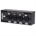 thumbnail image 3 of Distribuidor de Audio XLR Balanceado 6.5TS de 1 Entrada y 4 Salidas. Admite Expansor y Divisor de Audio Digital y Analógico., 3 of 6