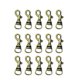 thumbnail image 1 of Methold LLavero de 15 uds, llavero a prueba de robos, conveniente a prueba de robos, cierre de Metal de seguridad antipérdida, accesorio, Suministros para perros Bronce, 1 of 6
