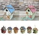 thumbnail image 5 of Casita nido para pájaros de madera estilo vintage DECO casita de madera para colgar UNA, 5 of 9
