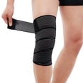 thumbnail image 3 of 2 Pack Knee Support Brace Compression Knee Sleeve – 180cm Elastic Knee Wraps for Pain Relief & Multi-Use Joint Support, 3 of 11