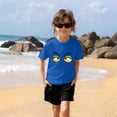 thumbnail image 3 of jobturf Cotton Shirts for Boys Cute Cartoon Graphic Tees Y2k Comfy Loose Short Sleeve Tops Lightweight Summer Blouses Size 3-10 Years, 3 of 6
