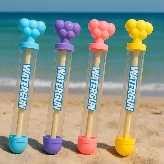 DESIGNICE Fireworks Water Gun,Suitable for Parties,Concerts,Water Festivals,Pool Parties,Family Gatherings,Proposals (4,Random Color)
