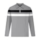 thumbnail image 4 of Blusa y camisa de manga corta con cuello vuelto Camisa casual de manga larga para hombre con cuello de manga corta estampado Top/camisa para hombre, 4 of 5
