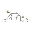 thumbnail image 1 of HomeRoots 401269 Silver & Gold Bird & Branch 3D Wall Decor, 1 of 1