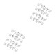 thumbnail image 1 of Guardurnaity Recién llegado, dibujo de línea de animales de dibujos animados, pegatinas para uñas DIY, calcomanías de punta de uñas completas falsas, No.01 2piezas Guardurnaity CBP041923, 1 of 5