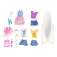 thumbnail image 2 of Kit de Vestimenta de Muñecas Dollhouse, Accesorios Crown Kit de Vestir para Niña de Color Brillante para una Muñeca Para Niños A Escala 1:12 Para Niños, 2 of 7