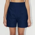 thumbnail image 1 of WILLBEST Pantalones Cortos Casuales de Verano para Mujer, Cintura Elástica, Entrepierna de 18 Cm, Cómodos Conjuntos de Playa con Bolsillos Prácticos para Uso Diario. Chica, 1 of 4