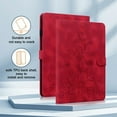 thumbnail image 7 of XYX for Xiaomi Pad 7/Xiaomi Pad 7 Pro 11.2 inch Case, PU Leather Slim Folio with Multi-Angle Stand - Red Lily Flower, 7 of 7