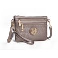 thumbnail image 1 of MKF Collection by Mia K.  Roonie Milan M Signature Crossbody Wristlet - Pewter, 1 of 1