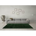 thumbnail image 3 of Ahgly Company Indoor Rectangle Abstract Emerald Green Modern Area Rugs, 3' x 5', 3 of 4
