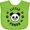 Apple Green, variant on Inktastic Little Panda Boys or Girls Baby Bib