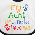 thumbnail image 4 of Inktastic My Aunt and Uncle Love Me Boys or Girls Baby Bib, 4 of 4