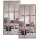 thumbnail image 1 of EUWBSSR 2 espejos de ventana arqueados retro para entrada, espejo de pared, calcomanía de acrílico rectangular, espejo de ventana con marco de madera, decoración de pared para sala de estar, entrada,, 1 of 8