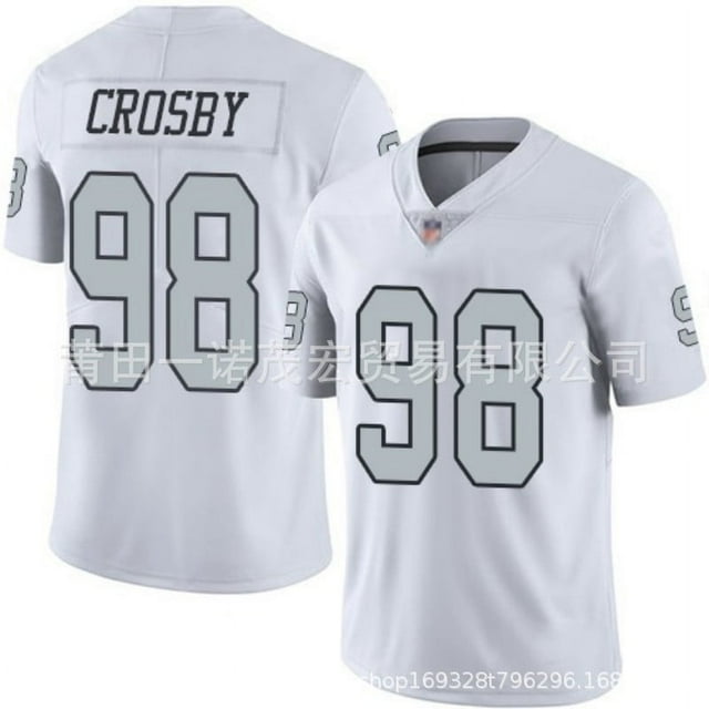 Raiders Embroidered Football Jersey 4#Carr 34#Jackson 98# Replica Player Name Jersey