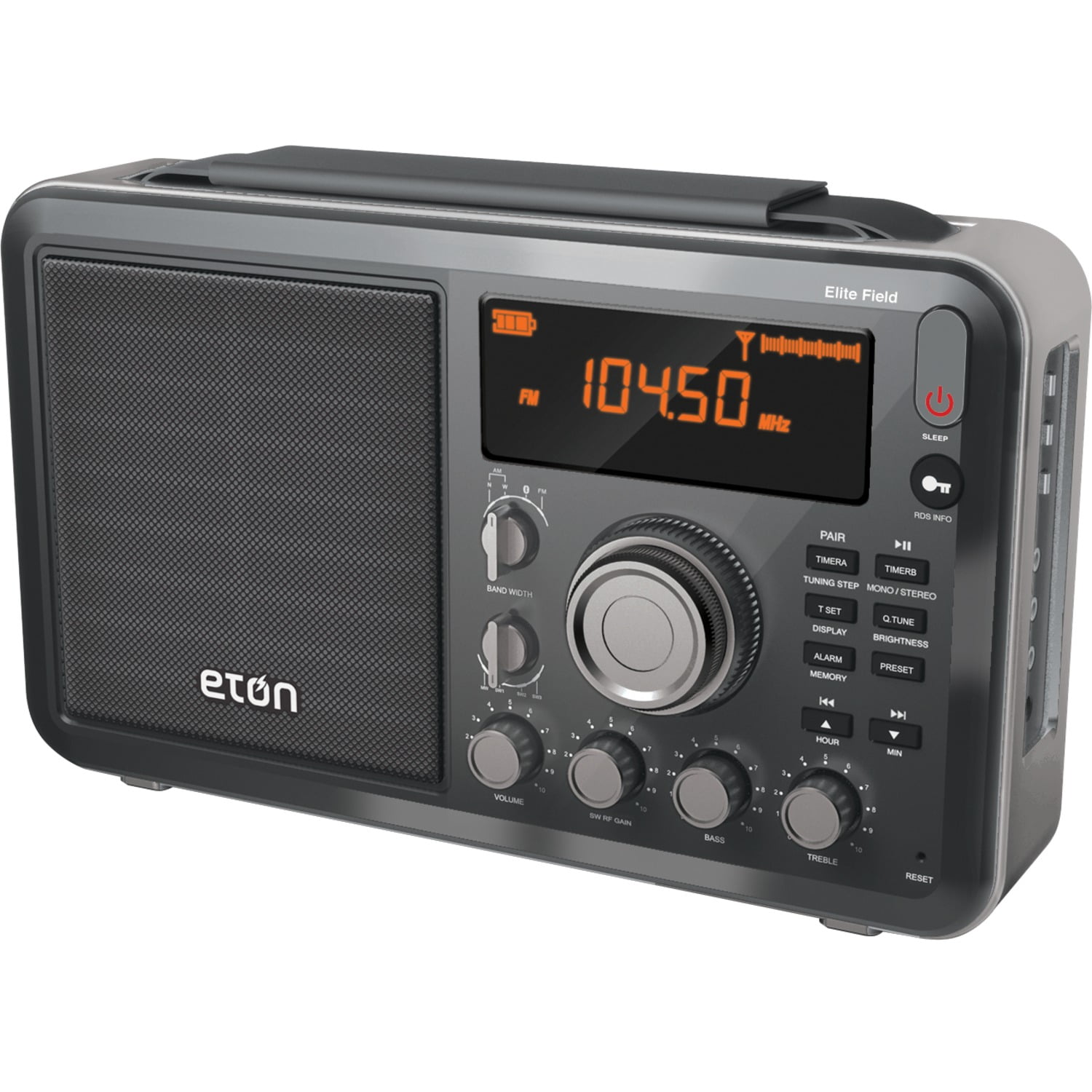 R SANGEAN WR22BK FM-RBDS/AM/USB Bluetooth Digital Tabletop Radio with Remote 