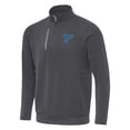 thumbnail image 2 of Men's Antigua Pewter St. Louis Blues Generation Quarter-Zip Pullover Top, 2 of 3