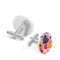 thumbnail image 3 of Valentine's Day Elegant Stainless Steel Cufflink and Shirt Clip Set for Formal Attire - for Weddings and Business Meetings, 3 of 6