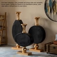 thumbnail image 5 of 32 Inch Vintage Gold and Black Fiberglass Tall Floor Vase - Enhances Home Decor with Farmhouse Charm-Perfect as a Statement Piece for Living Room Centerpiece, Entryway, Dining Room, and Hallway Decor, 5 of 8