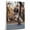 Afghan Hound, variant on Cotonde Tulear Dog Playing Skateboarding Stretched Canvas Size 8x12 – Sports Dog, Perfect for Animal Lovers, Cotonde Tulear Dog Canvas, Skateboarding Canvas Size Wall Art