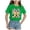 A30-Green, variant on Hessimy Girls Petal Short Sleeve T Shirts V-Neck Solid Summer Casual Tops(Green,11-12 Years)
