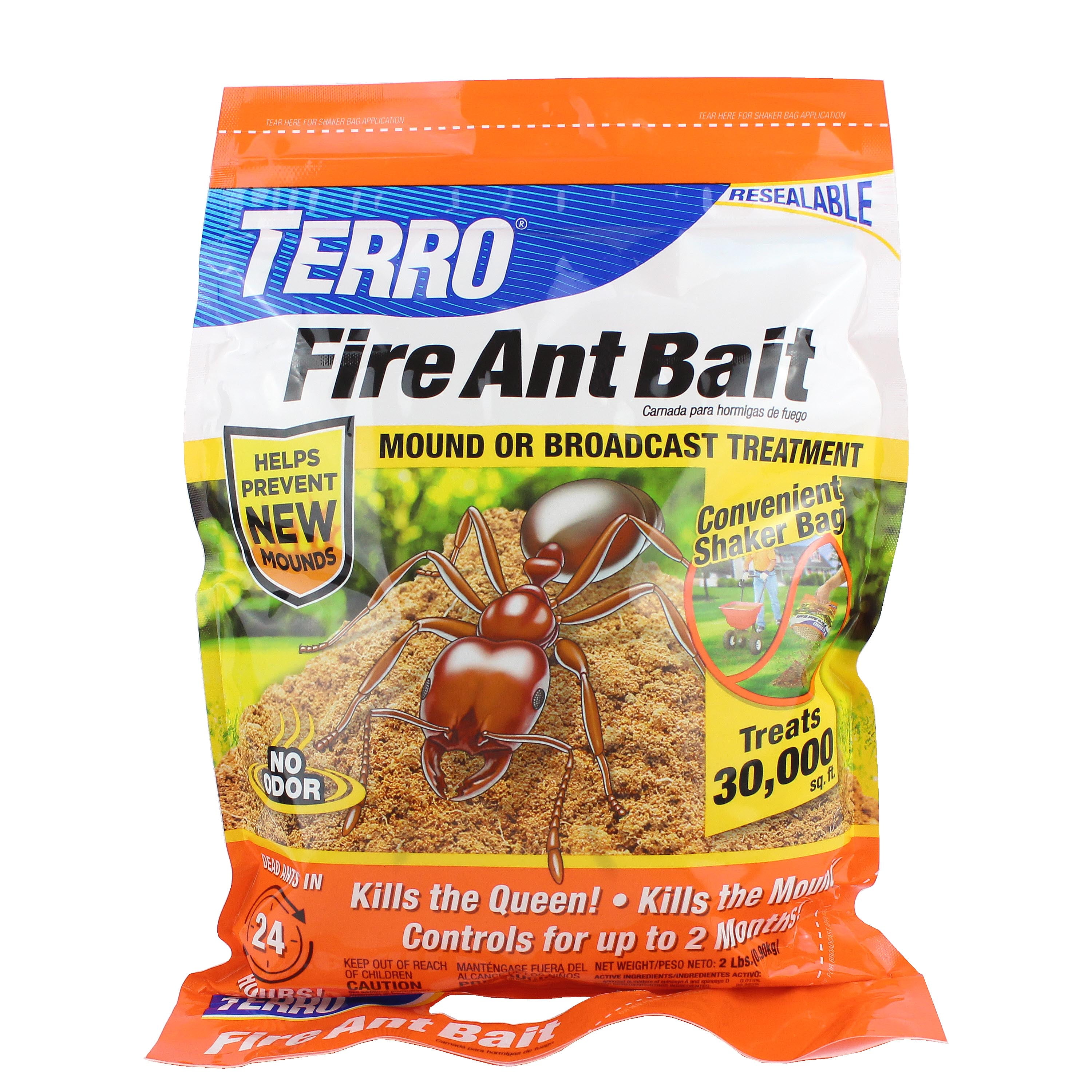 TERRO Fire Ant Bait Outdoor Granules, 2 Pound