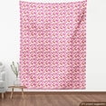 thumbnail image 3 of Ambesonne Flamingo Fabric by the Yard Upholstery, Exotic Long-legged Animals, 3 Yards, Vermilion Dried Rose, 3 of 4