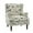 M-Beige Plants, variant on DREAMSIDEA Wingback Accent Chair with Nailhead Trim & Retro Wood Legs, Floral Pattern Arm Chair for Living Room-Beige