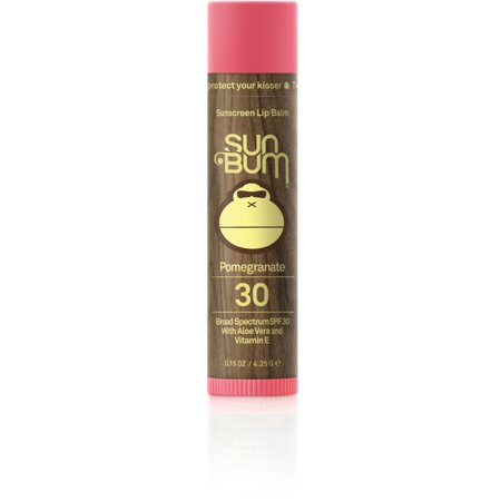 Sun Bum SPF 30 Pink Pomegrate Lip Balm .15oz (Best Product For Pink Lips)