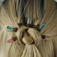 thumbnail image 2 of Crystal quartz Hair pins - Bridal Hair clip, 2 of 4