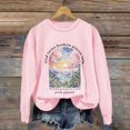 thumbnail image 1 of IMENGL Cloud split God message sweatshirt, Pink 2XL, Size M-2XL, 1 of 3