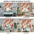 thumbnail image 3 of Red Ombre Swag Valances for Windows, Kitchen Window Curtains Over Sink, Gradient Abstract Art Vintage Window Treatment Curtains for Living Room/Bedroom Curtains 2 Panel Sets 36"x45", 3 of 8