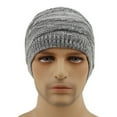 thumbnail image 3 of Tittly Beanie Winter Hats Hat Keep Cotton Hats Winter Fashion Warm Plush Unisex Knitted Skiing Caps Hats for Women Grey One Size, 3 of 9