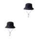 thumbnail image 1 of Qarigey Sombrero de pescador, gorra de pescador, protección para la cabeza de verano, equipo de pesca multiusos amplio, dulce regalo, Type2 NO2, 1 of 6