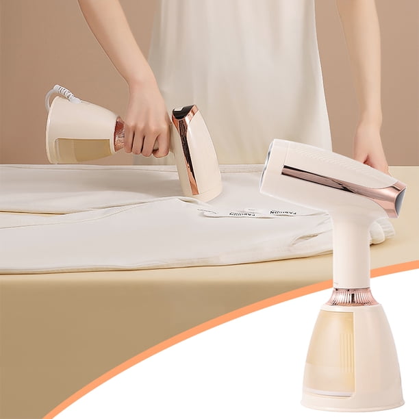 Xihbxyly Venta de Liquidación Vaporizador de Prendas, Vaporizador de Prendas Portátil de Calentamiento Rápido, Vaporizador de Prendas para Eliminar Arrugas de Tela, Plancha 2 En 1 con Tanque de Agua