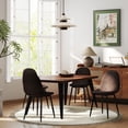 thumbnail image 2 of Homy Casa 63 inch Dining Set for 4, Large Table with Upholstered Chairs, 2 of 10