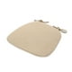 thumbnail image 2 of Ounissouiy Cojín de lino para silla, alfombrilla de asiento de sofá transpirable de espuma viscoelástica con lazos, funda lavable a máquina, taburete, Decoración del hogar Beige Ounissouiy HA083994-03, 2 of 6