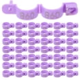 thumbnail image 1 of 100Pcs Poultry Feet Rings Poultry Leg Marking Rings Decorative Chicken Leg Bands, 1 of 9
